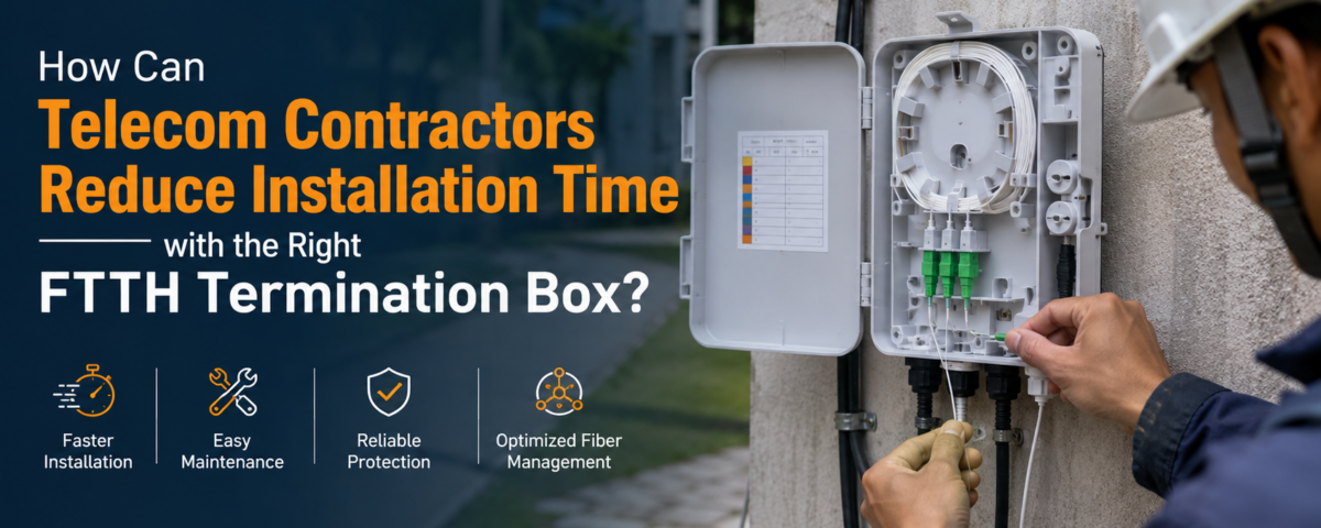 How Can Telecom Contractors Reduce Installation Time with the Right FTTH Termination Box