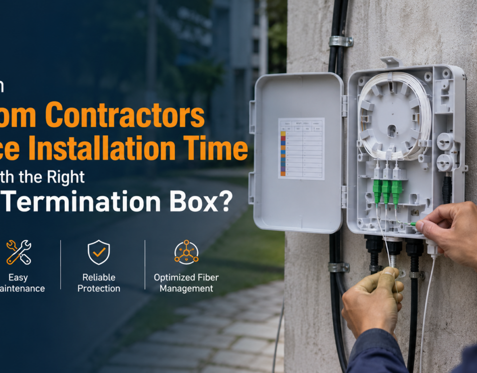 How Can Telecom Contractors Reduce Installation Time with the Right FTTH Termination Box