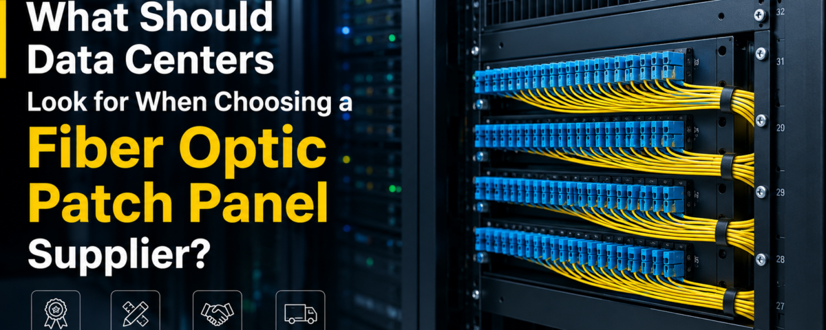 What Should Data Centers Look for When Choosing a Fiber Optic Patch Panel Supplier