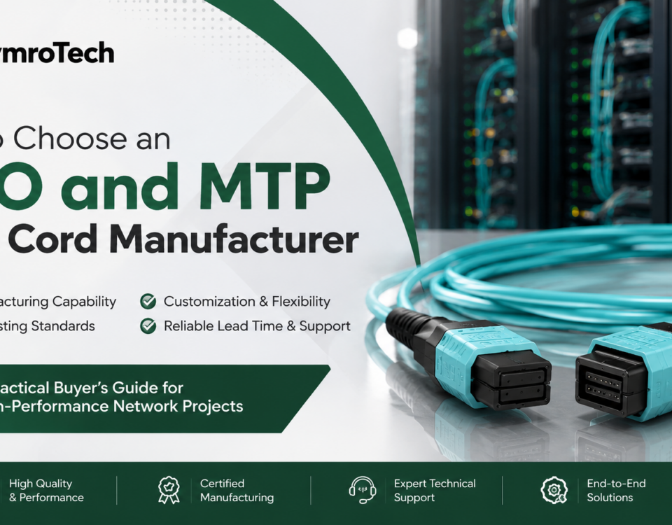 How to Choose an MPO and MTP Patch Cord Manufacturer