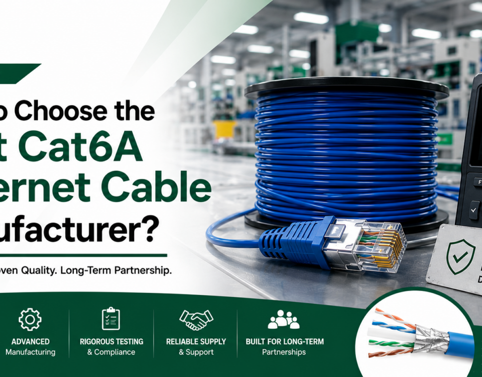 How to Choose the Best Cat6A Ethernet Cable Manufacturer