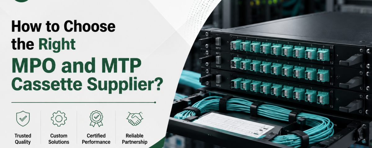 How to Choose the Right MPO and MTP Cassette Supplier