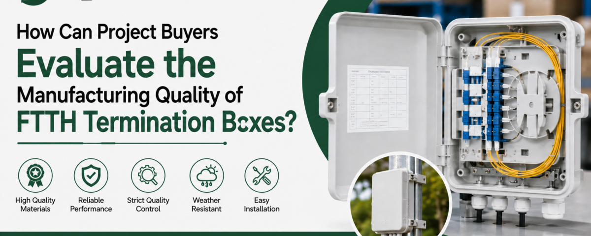 How Can Project Buyers Evaluate the Manufacturing Quality of FTTH Termination Boxes