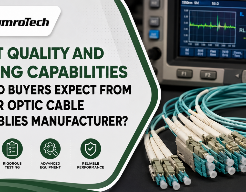 What Quality and Testing Capabilities Should Buyers Expect From a Fiber Optic Cable Assemblies Manufacturer