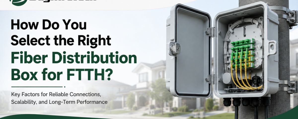 How Do You Select the Right Fiber Distribution Box for FTTH