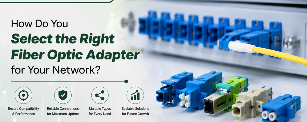How Do You Select the Right Fiber Optic Adapter for Your Network