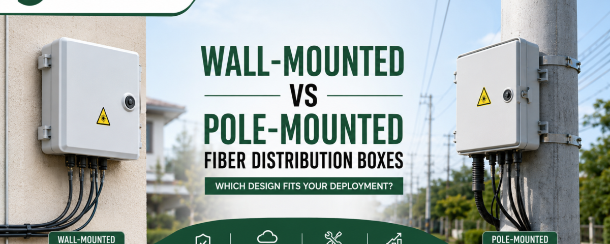 Wall-Mounted vs Pole-Mounted Fiber Distribution Boxes Which Design Fits Your Deployment