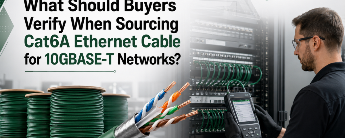 What Should Buyers Verify When Sourcing Cat6A Ethernet Cable for 10GBASE-T Networks